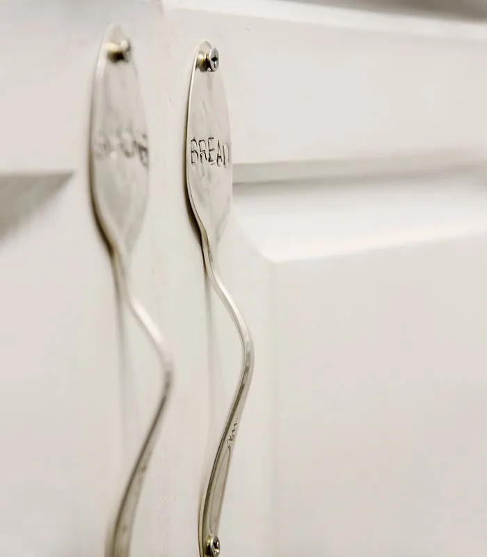 Stamped Spoon Cabinet Handle