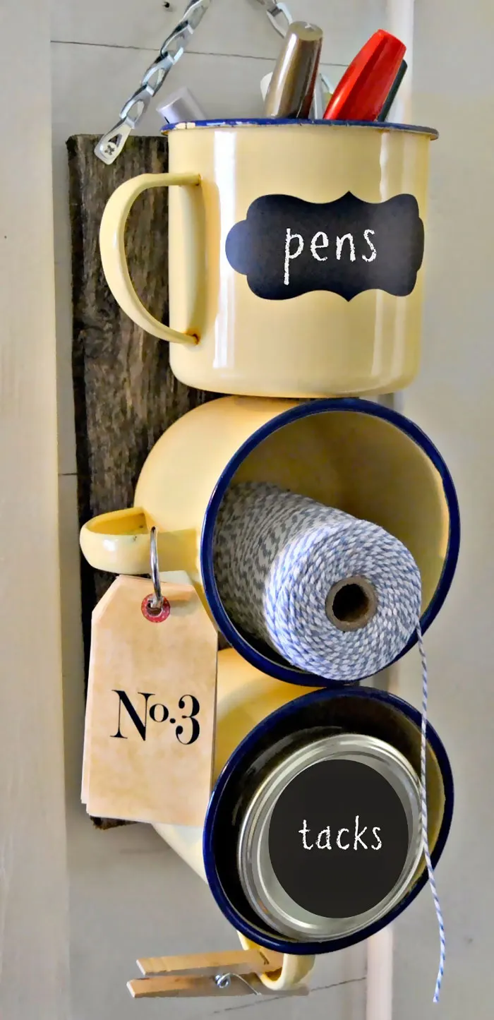 Enamel Mug Organizer