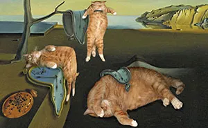 Fat Cat Art: I Insert My Ginger Cat Into Famous Paintings