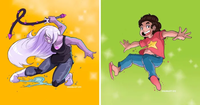 I Illustrate Characters From The Steven Universe