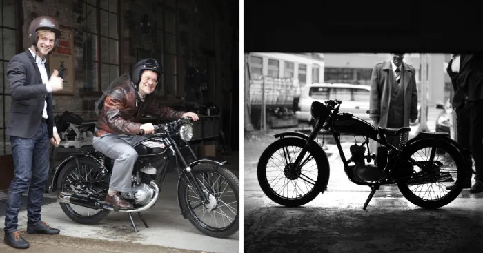 Dad’s First Motorcycle Restored As Father’s Day Gift