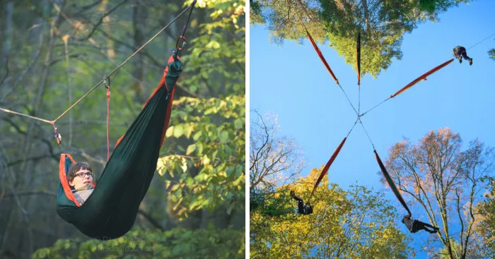 We Took Chilling In A Hammock Into A Whole New Level. Literally