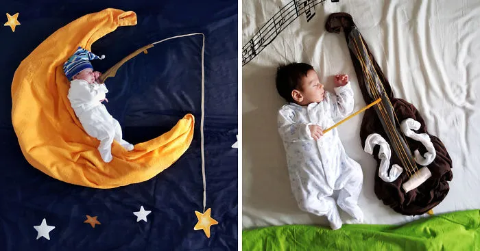 My Friend Just Became A Mom And Now She’s Creating Fun Photos Of Her Boy (Part 2)