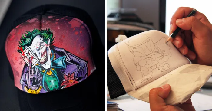 I Turn Hats Into Works Of Art By Painting Them