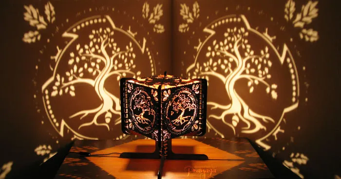 Shadow Lamps That We Made Using Our Diy Laser Cutter