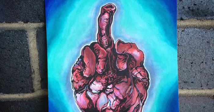I Illustrated A F**k-You Heart