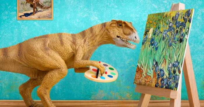 I Teach My Daughter Photography By Creating Domestic Dinosaur Scenes