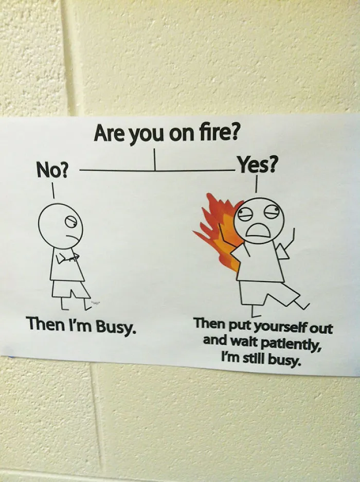 Are You On Fire? Teacher Posted This In Her Classroom