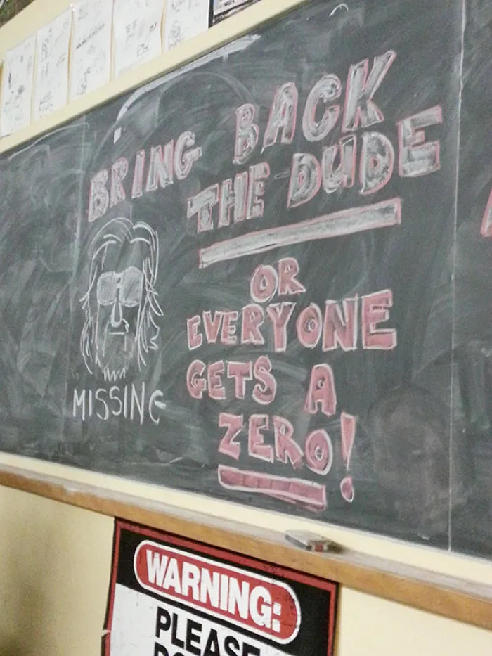 So Some Asshole Stole My Media Teacher's Big Lebowski Bobblehead