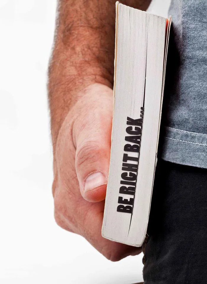 Be Right Back Bookmark