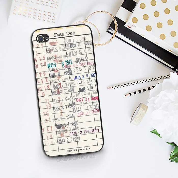 Library Card Phone Case