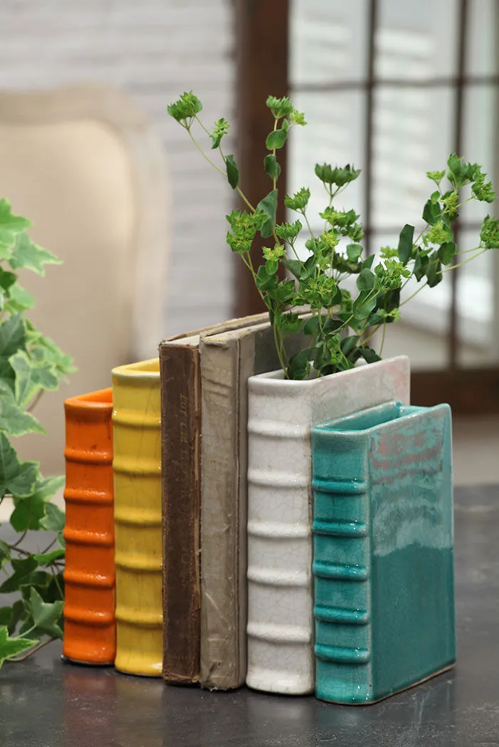 Flower Pot Bookends