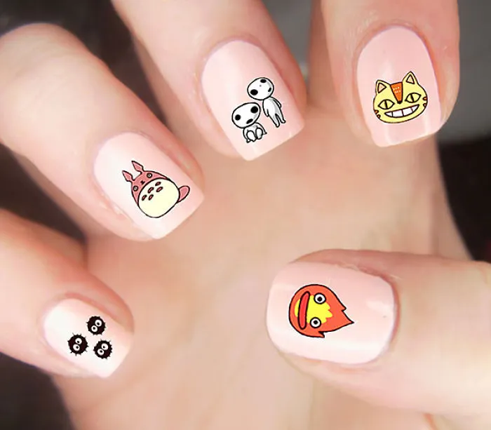 Studio Ghibli Nail Decals