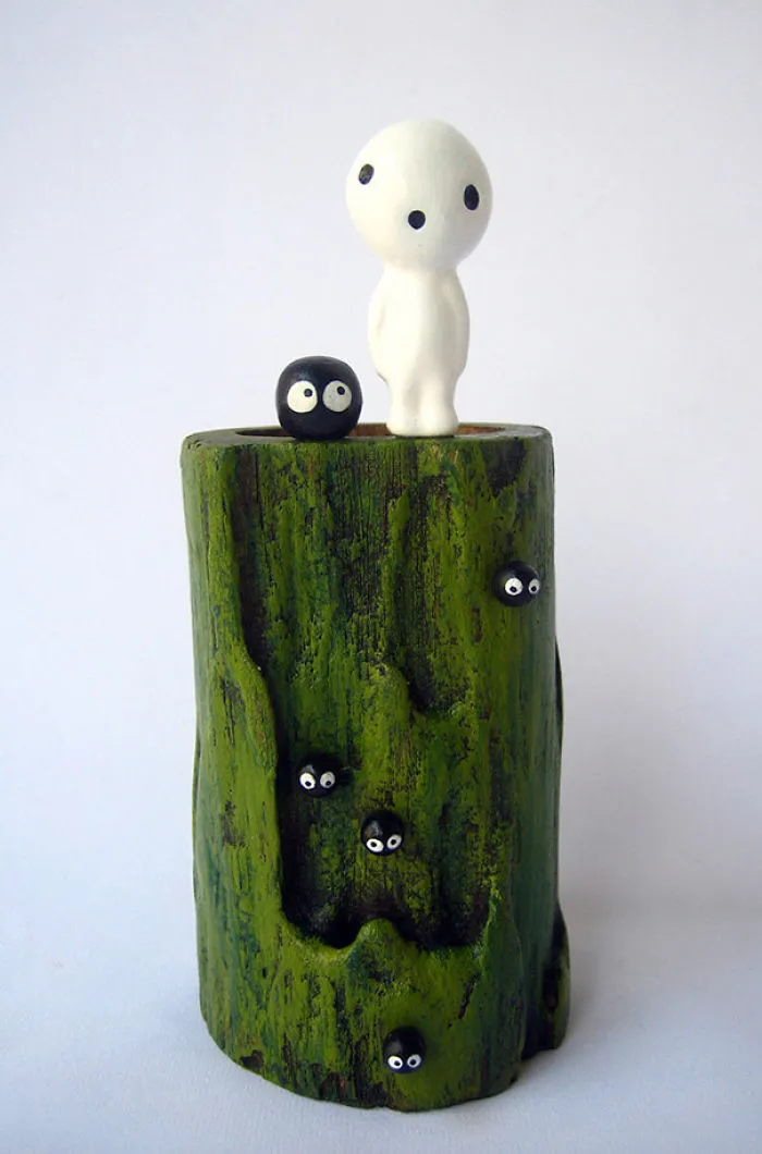 Handmade Princess Mononoke Wase
