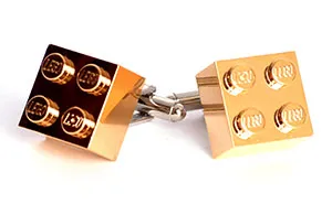 I Use Gold-Plated Lego Bricks To Create Jewelry And Handbags