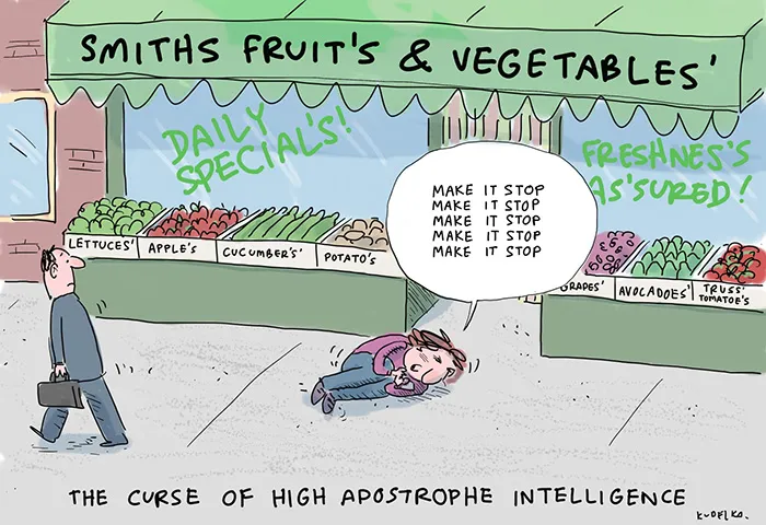 The Curse Of High Apostrophe Intelligence