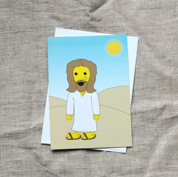 Cheesus Christ! Christmas Card