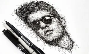 I Created These Colorful Celebrity Portraits Using Only Pens