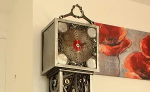 I Created This Scrap-Metal Grandfather Clock