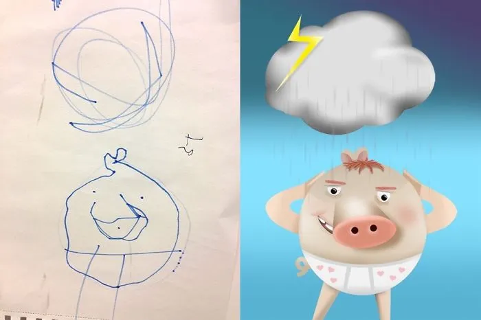 55 Artists Recreate Kids' Monster Doodles In Their Unique Styles