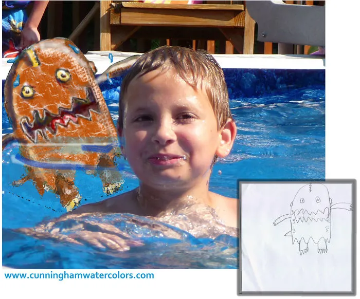 55 Artists Recreate Kids' Monster Doodles In Their Unique Styles