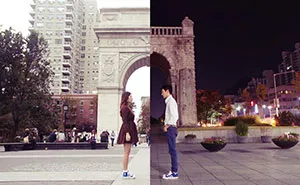 Couple In Long Distance Relationship Connects By Creating Combo Pictures