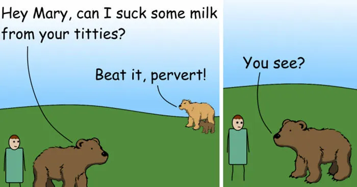 Milk And Bears: The Big Milk Question Comic
