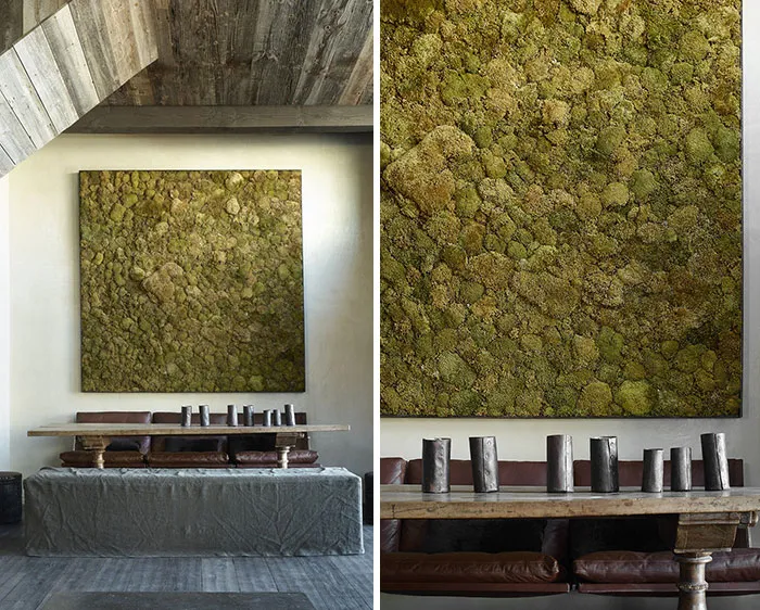 Moss Painting In Dining Room