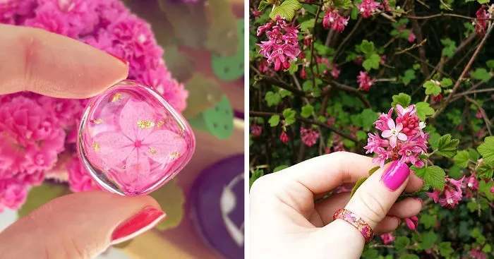 I Preserve The Beauty Of Nature In Eco-Resin Jewelry