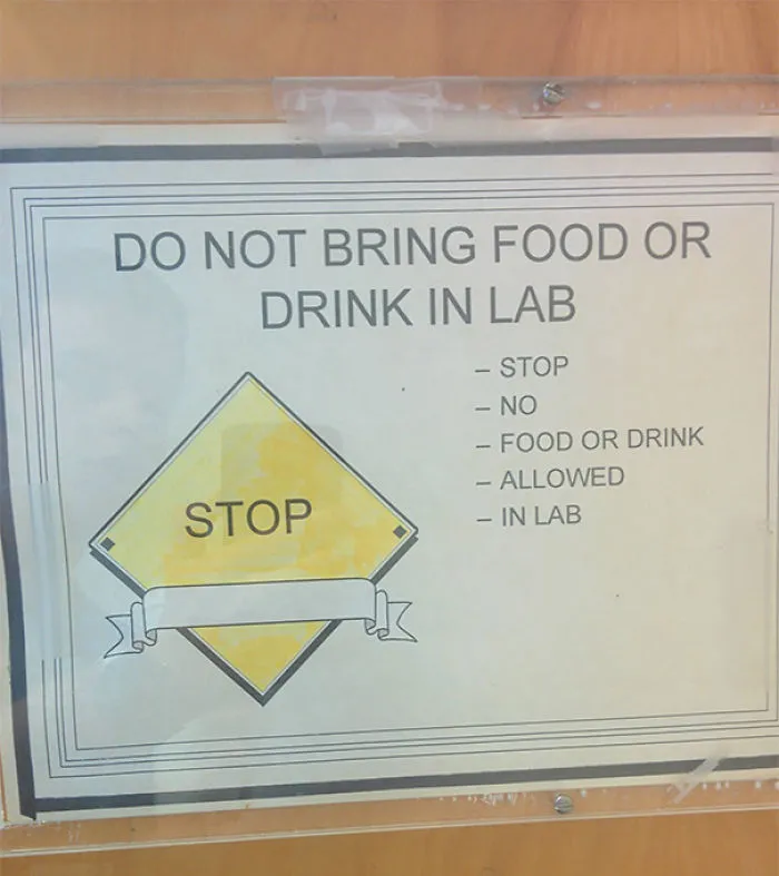 Painfully Crappy. On A Door At My Local College