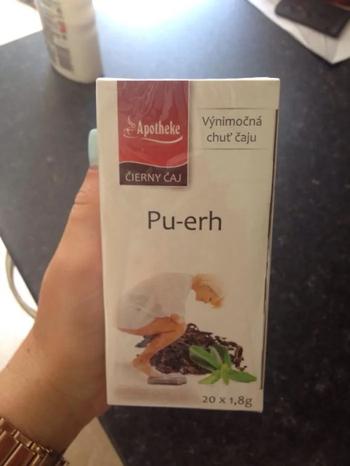 Apparently The Tea Helps You Lose Weight. The Picture And Name Must Be How You Lose It