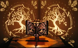 Shadow Lamps That We Made Using Our Diy Laser Cutter