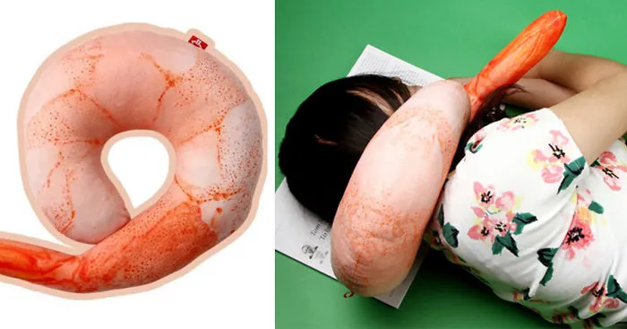 Can't Sleep? This Shrimp Pillow From Japan Will Cradle You To Sleep