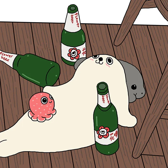 A Cute Seal's Everyday Life By Wang Fanqiao