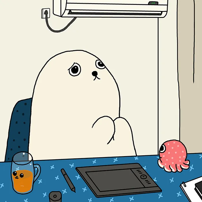 A Cute Seal's Everyday Life By Wang Fanqiao