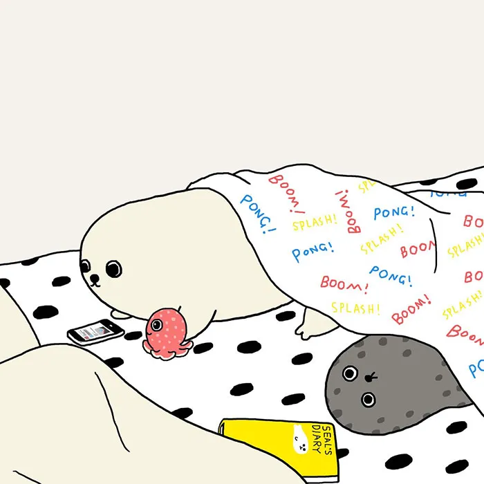 A Cute Seal's Everyday Life By Wang Fanqiao