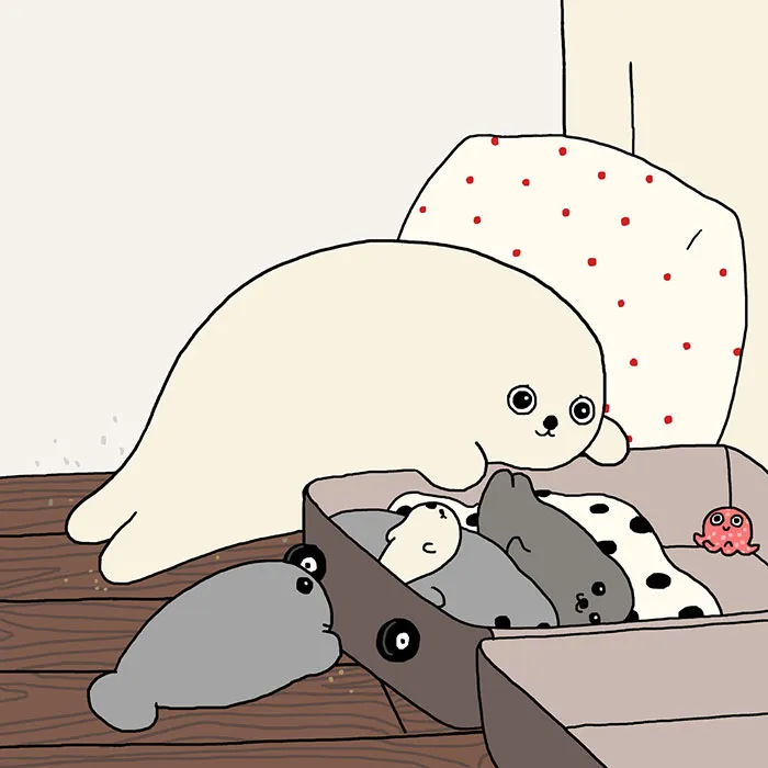 A Cute Seal's Everyday Life By Wang Fanqiao