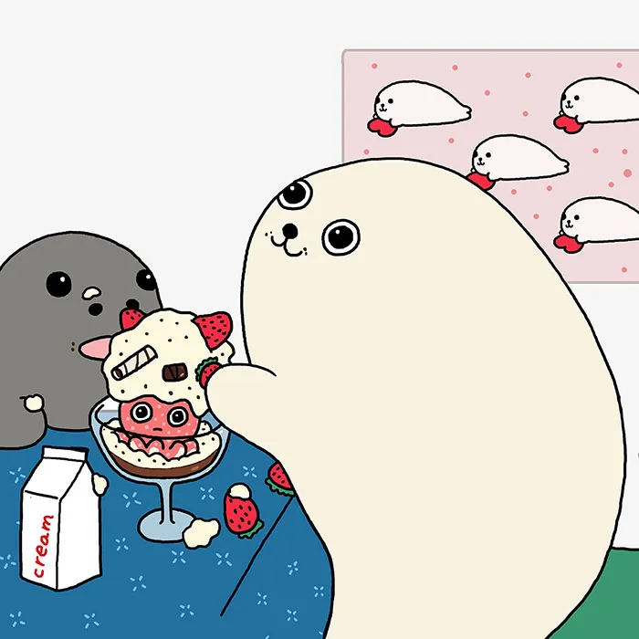 A Cute Seal's Everyday Life By Wang Fanqiao