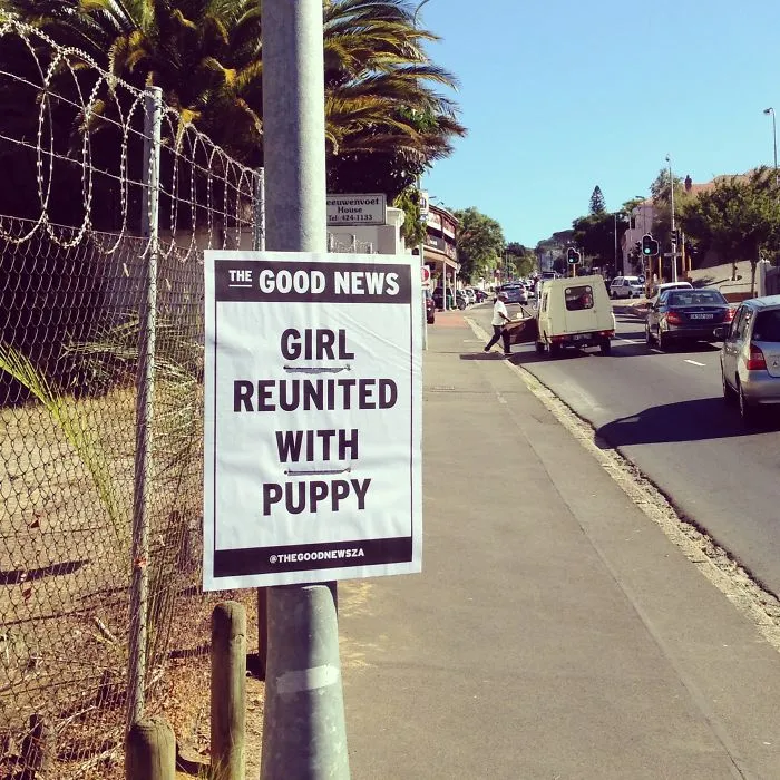 We Spread Good News Around Cape Town Because We're Fed Up With Negative News
