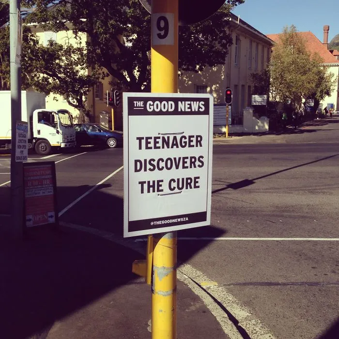 We Spread Good News Around Cape Town Because We're Fed Up With Negative News