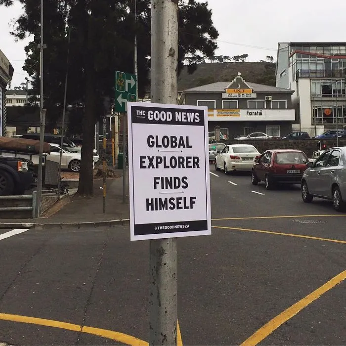 We Spread Good News Around Cape Town Because We're Fed Up With Negative News