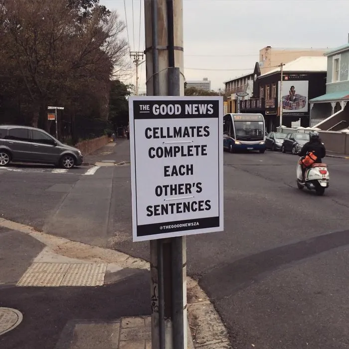 We Spread Good News Around Cape Town Because We're Fed Up With Negative News