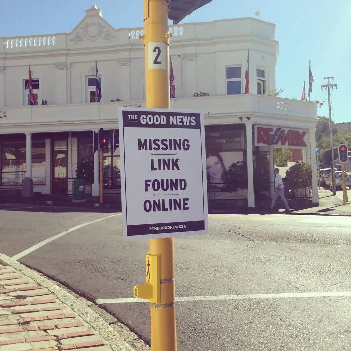 We Spread Good News Around Cape Town Because We're Fed Up With Negative News