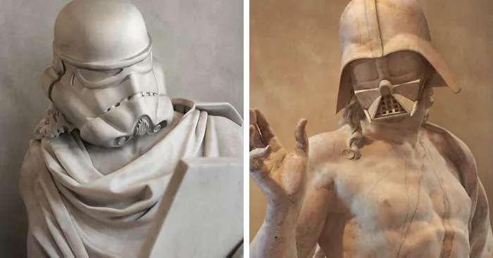 Star Wars Characters Reimagined As Ancient Greek Statues