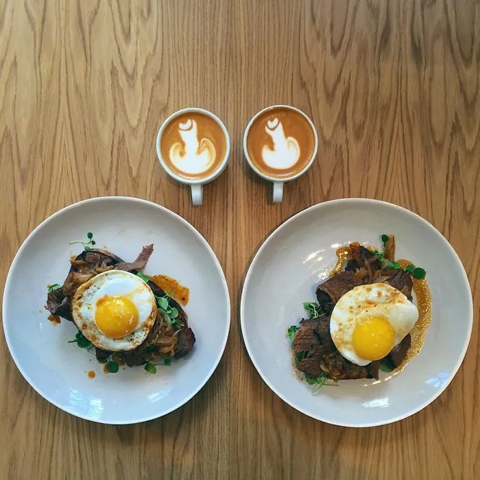 Loving Man Makes Symmetrical Breakfasts For His Boyfriend Every Morning
