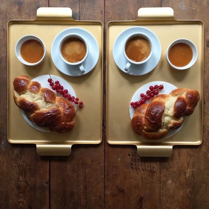 Loving Man Makes Symmetrical Breakfasts For His Boyfriend Every Morning