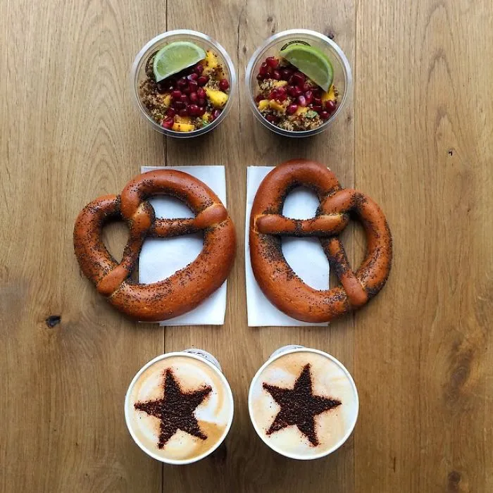 Loving Man Makes Symmetrical Breakfasts For His Boyfriend Every Morning
