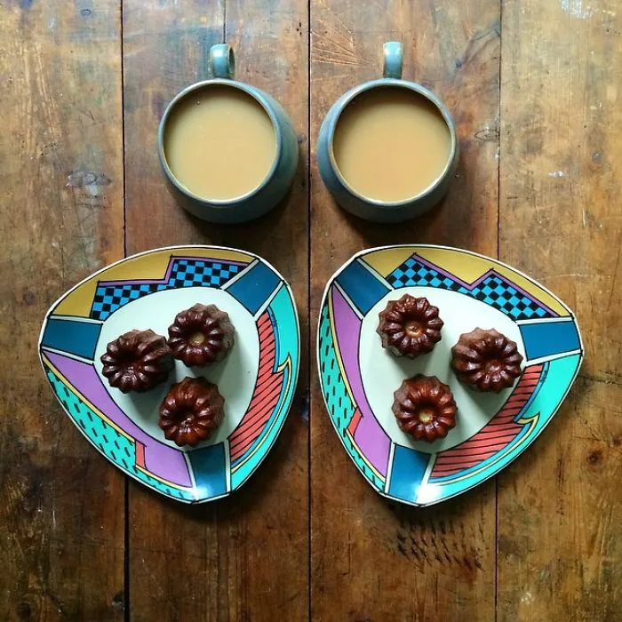 Loving Man Makes Symmetrical Breakfasts For His Boyfriend Every Morning