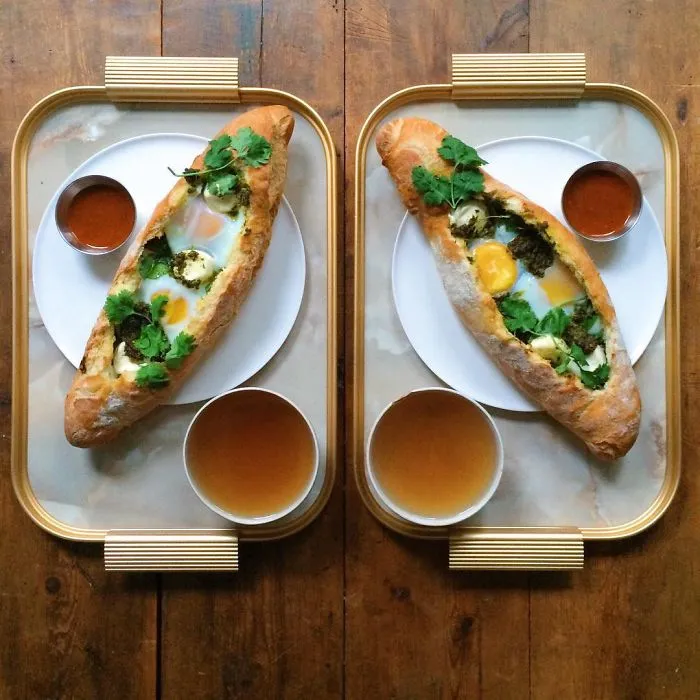 Loving Man Makes Symmetrical Breakfasts For His Boyfriend Every Morning