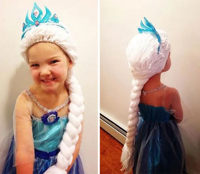 Mom Makes Disney Princess Wigs For Kids With Cancer